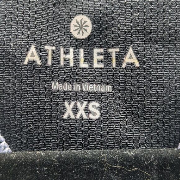 Athleta Triple Dare Sports Bra Black White Rriple XXS - Picture 8 of 9